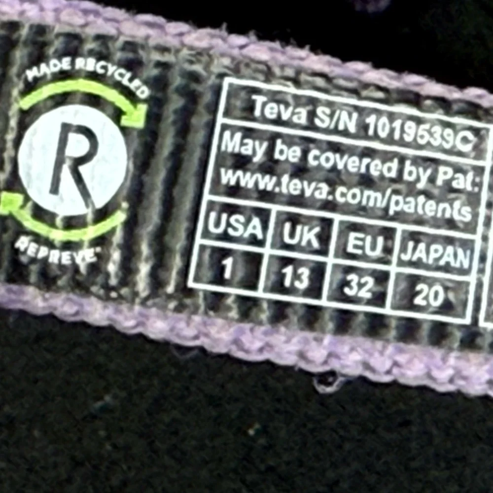 Teva strappy flip flops
